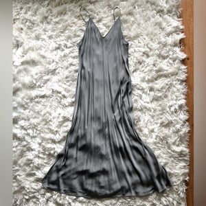 Velvet, grey slip dress NEVER WORN